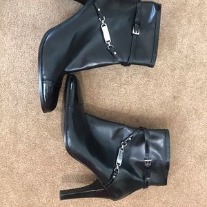 Lauren Ralph Lauren Booties with silver accents